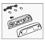 85870180 - Electrical: High Mount Lamp for Chevrolet: Silverado 1500, Silverado 1500 LTD, Silverado 3500 HD | GMC: Sierra 2500 HD, Sierra 3500 HD Image image
