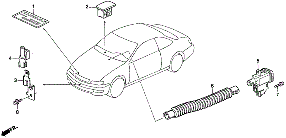 Sensor for 1998 Acura CL #0