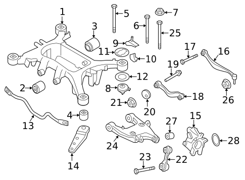 Rear Suspension for 2013 BMW 750i #0
