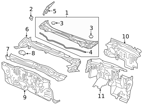 Cowl for 2019 Honda Civic #2