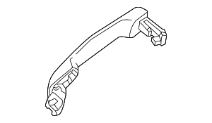 80640ZS05A - : Exterior Door Handle for Nissan: Frontier, NV1500, NV2500, NV3500 Image