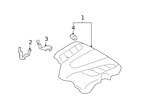 Engine Appearance Cover for 2006 Lexus GS430 #0