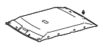63310AA080B0 - Body: Headliner for Toyota: Camry Image