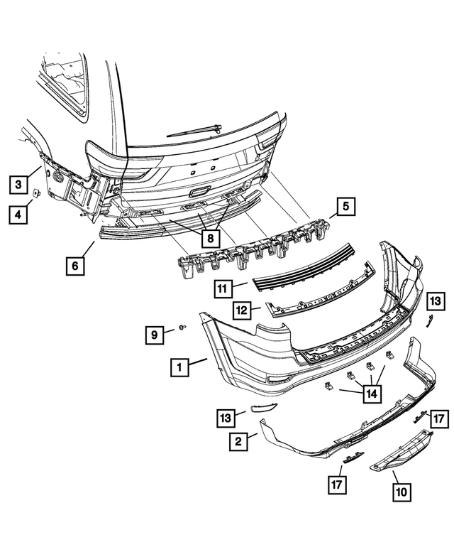 5XV41XS9AB - : Step Pad Surround for Mopar Image