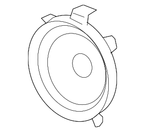 15883023 - Body: Rear Speaker for GM Image