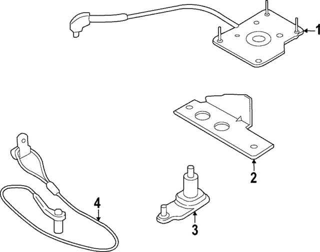 NK4Z1K353D - : Spare Carrier for Ford: E-Transit Image