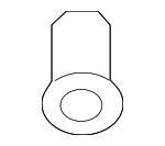 90321S2X003 - Electrical: Tail Lamp Assembly Nut for Acura: RL, TL Image