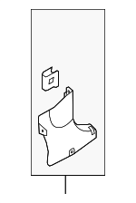 858241M000WK - Body: Cowl Trim for Kia: Forte Image