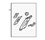 Upper Center Pillar Trim