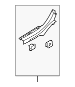 858851M200WK - Body: Rear Sill Plate for Kia: Forte Image