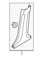 858351M100 - Body: Lower Center Pillar Trim for Kia: Forte Image