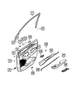 68491671AG - Interior Trim: Speaker Grill Emblem for Jeep: Grand Cherokee, Grand Cherokee L Image