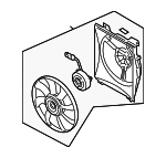 977301G000 - Cooling System: Fan Assembly for Kia: Rio, Rio5 Image