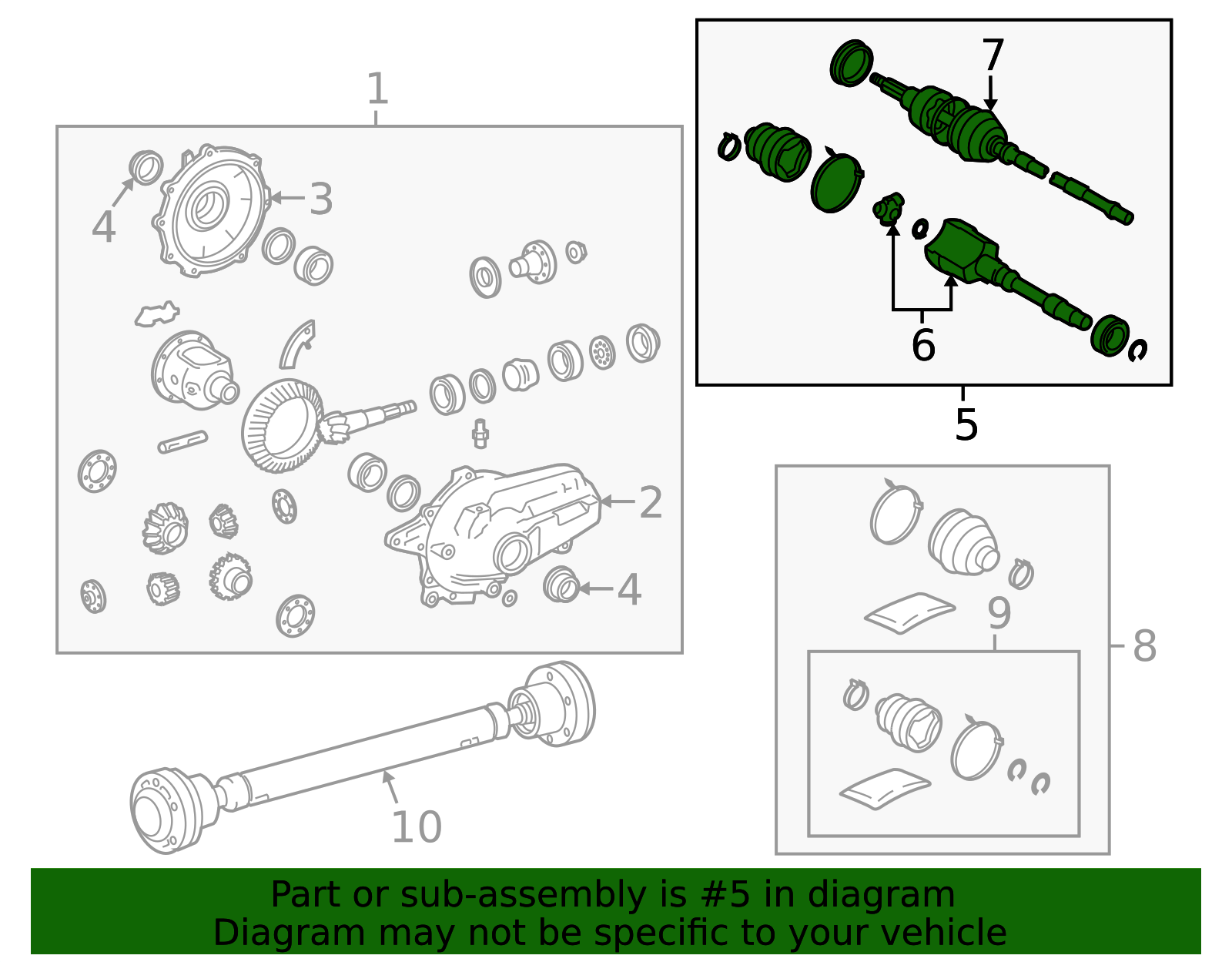 2013-2025 Lexus Axle Assembly 43420-30030 | OEM Parts Online