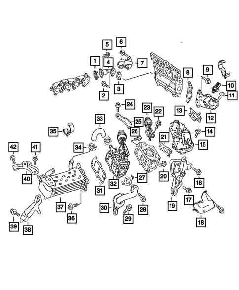 EGR System for 2010 Dodge Caliber #0