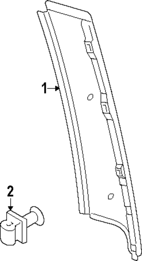 Exterior Trim - Rear Door for 2025 Volkswagen Golf R #0