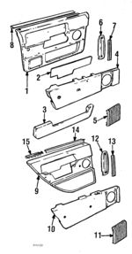 1379309 - : Grille for Volvo: 740, 760 Image