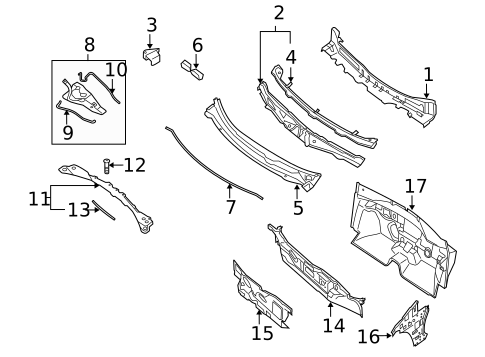 Glass - Front Door for 2013 Nissan Altima #2