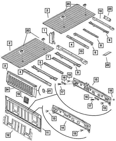 Floor Pans for 2006 Dodge Ram 3500 #1