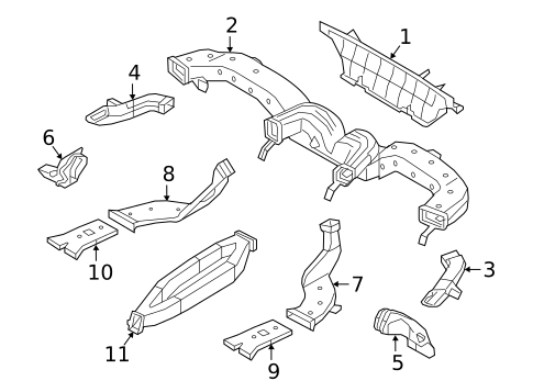 Ducts for 2022 Kia Niro #0