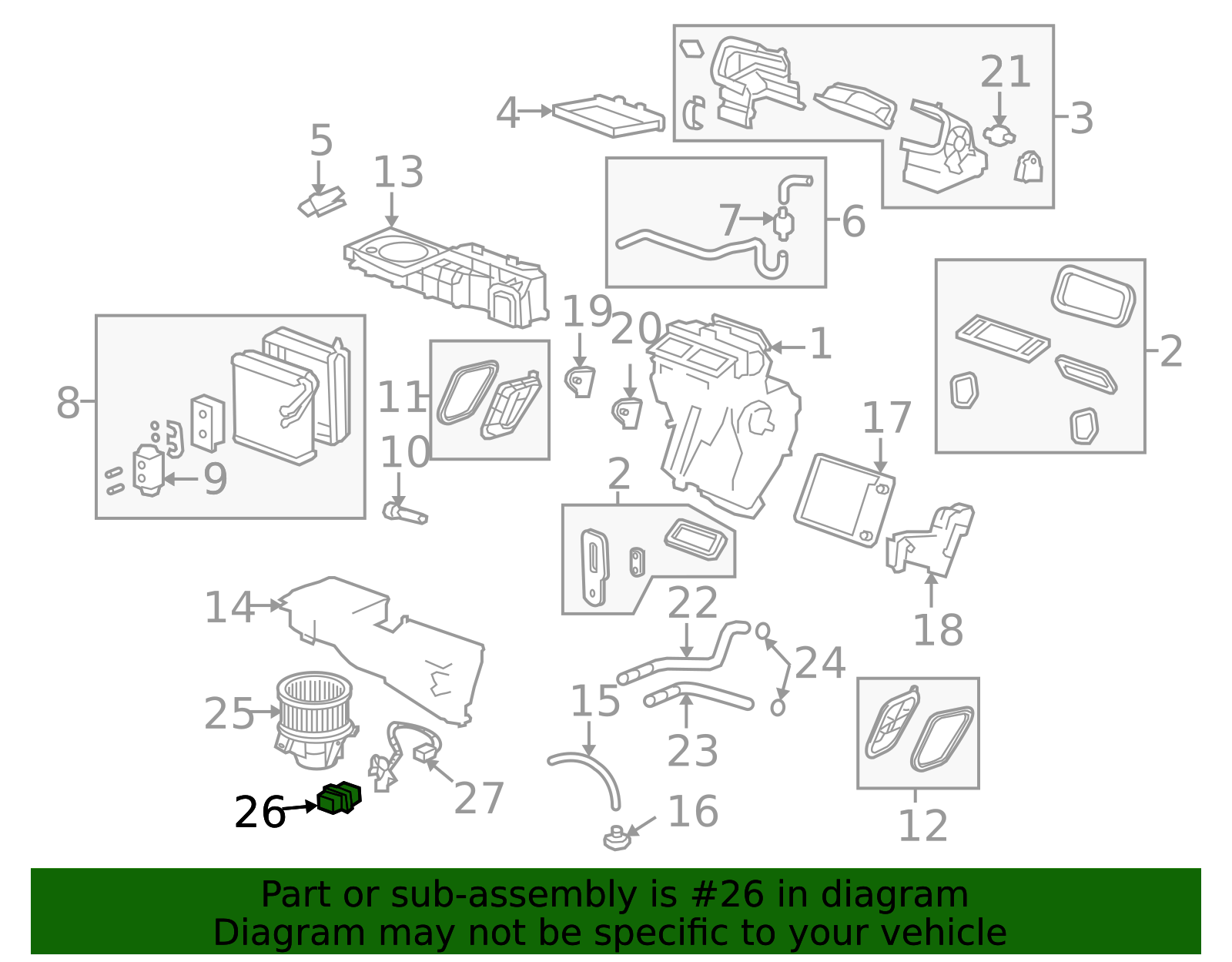 Heating and Air Conditioning Blower Control Module 84178783 | OEM Parts ...