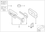 66126959044 - Bodywork: Radio Remote Control for BMW Image