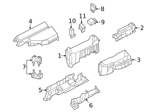 Fuse & Relay for 2019 INFINITI QX60 #0