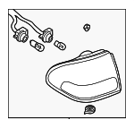 265556Z525 - Electrical: Combo Lamp Assembly for Nissan: Sentra Image