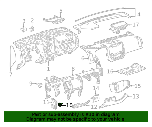11519381 2015-2026 GM Hood Hinge Bolt 11519389 GM | GMPartsDirect.com