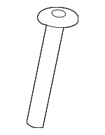 Very Light Platinum Rear Seat Head Restraint Guide