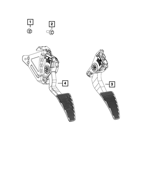 Accelerator Pedal for 2012 Ram 3500 #0