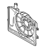 25350GG000 - Cooling System: Shroud Assembly for Kia Image