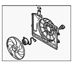25380GG000 - Cooling System: Fan Assembly for Kia Image