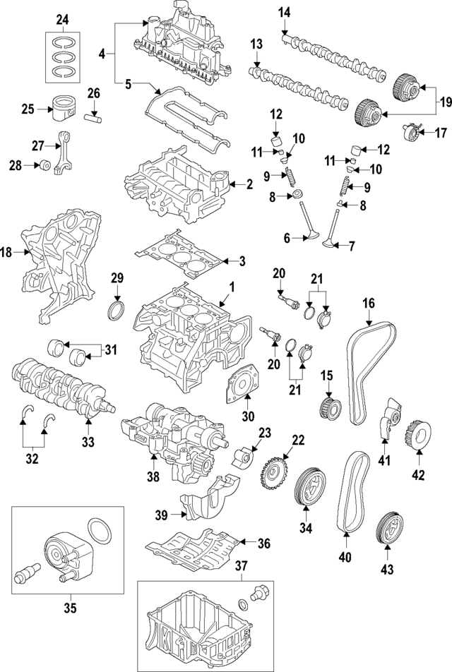 CM5Z6333F - : Bearing for Ford Image