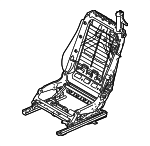 52109118173 - Body: Seat Frame for BMW: 323Ci, 325Ci, 330Ci, 645Ci, 650i, M3, M6 Image