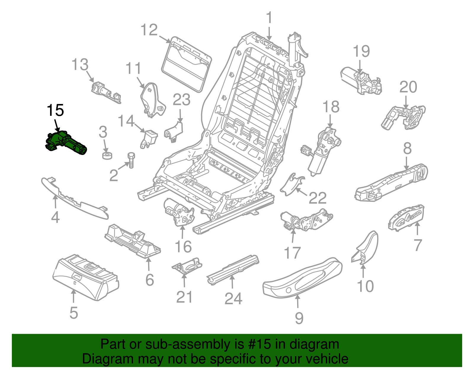 Actuator - BMW (67667011735)