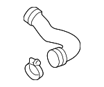 5Q0145828 - Belts &amp; Cooling: Inter-cooler Pipe for Audi Image