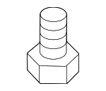 11589291 - Body: Bumper Cover Retainer for GM Image