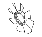 MD356866 - Unclassified: Fan Blade for Mitsubishi: Montero Image