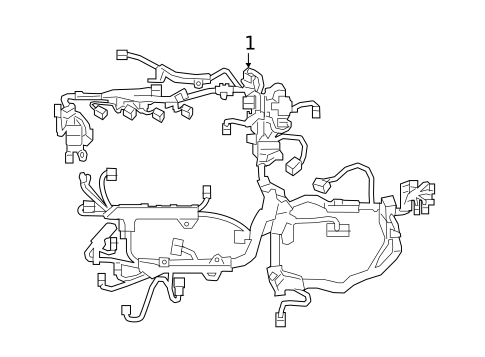 Wiring Harness for 2020 Toyota Camry #0