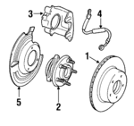 52007587 - Brakes: Brake Hose for Mopar Image