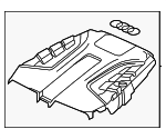 4M0133849B - Engine: Engine Cover for Audi Image