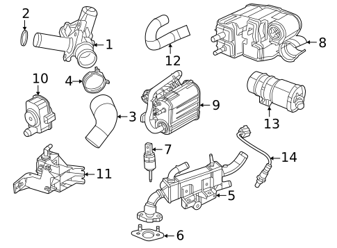 EGR System for 2018 Chrysler Pacifica #0