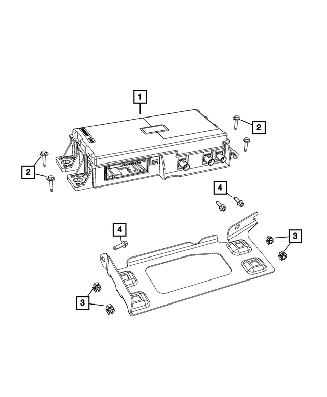 68646092AA - Electrical: Telematics Module for Mopar Image