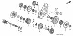 23566PF4000 - Transmission - Automatic: HUB, REVERSE SELECTOR for Honda Image