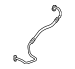 2548304901 - HVAC: A/C Refrigerant Discharge Hose for Mercedes-Benz Image