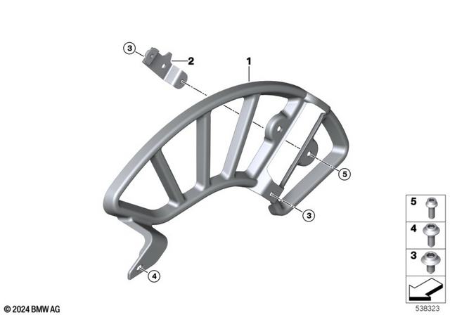 46635B35967 - Frame and Mounting Parts: Sari Protection -  for BMW-Motorrad Image