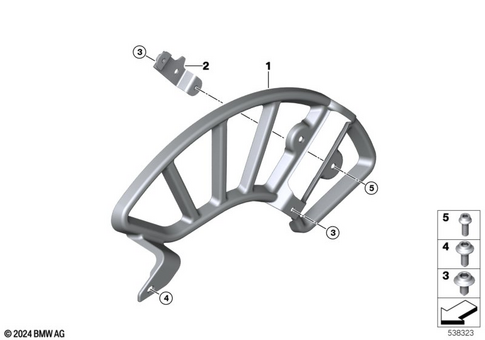 Motorcycle Trim Section, Windshield for 2024 BMW-Motorrad CE #29