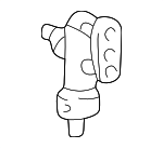 1268300784 - Body: Heater Valve for Mercedes-Benz Image