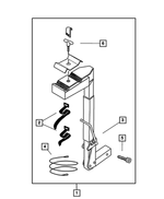 4762882 - Mopar Accessories - Component Parts: Bike Carrier Handle Lock Kit for Mopar Image